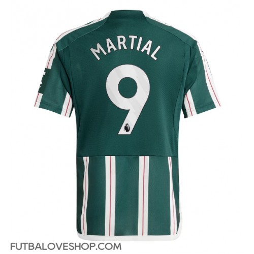 Dres Manchester United Anthony Martial #9 Preč 2023-24 Krátky Rukáv